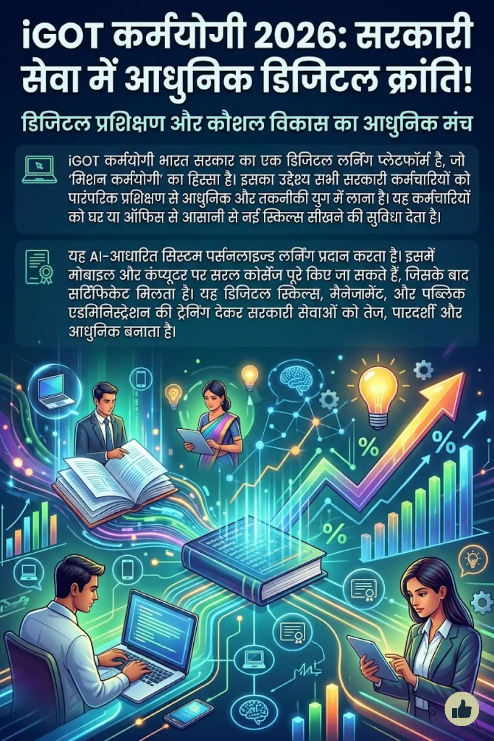 iGOT Karmayogi 2026: सरकारी कर्मचारियों के लिए डिजिटल ट्रेनिंग और स्किल डेवलपमेंट का आधुनिक प्लेटफॉर्म