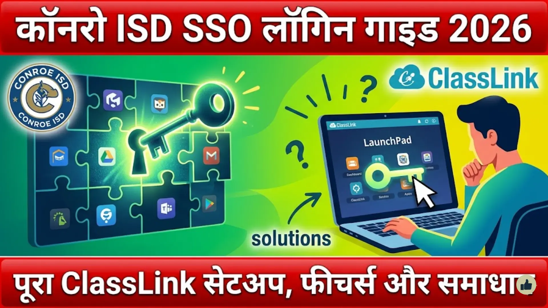 कॉनरो ISD SSO लॉगिन गाइड 2026: पूरा ClassLink सेटअप, फीचर्स और समाधान