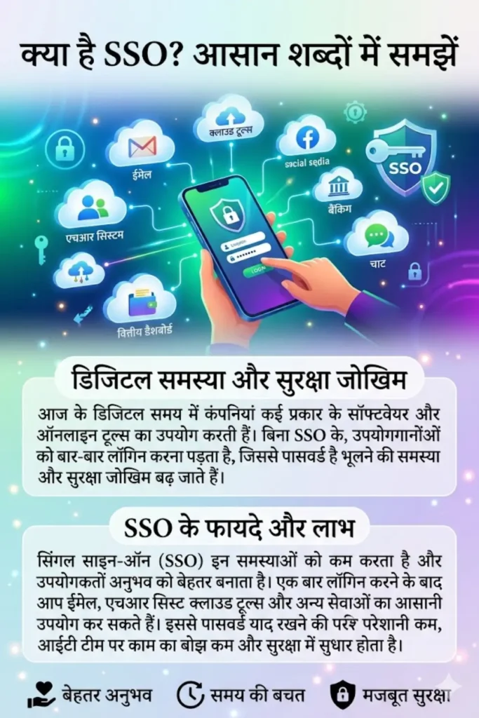 पासवर्ड से आगे: सिंगल साइन-ऑन (SSO) कैसे मॉडर्न ऑथेंटिकेशन सिस्टम को बदल रहा है