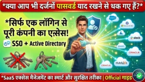 सिंगल साइन ऑन (SSO) और एक्टिव डायरेक्टरी: SaaS एक्सेस मैनेज करने का स्मार्ट तरीका
