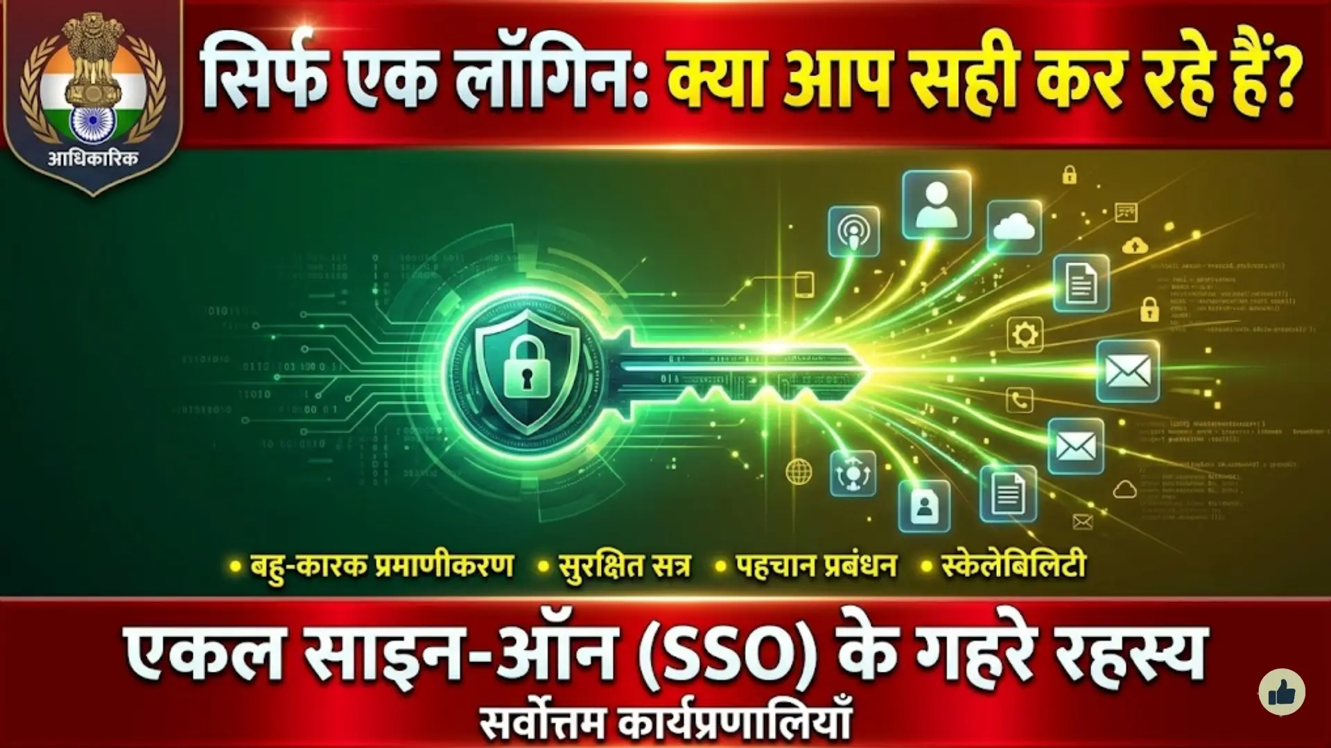 आधुनिक अनुप्रयोगों के लिए एकल साइन-ऑन प्रणाली की सर्वोत्तम कार्यप्रणालियाँ
