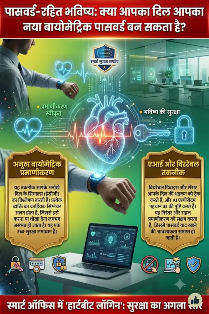 Future Smart Offices May Replace Passwords with Heartbeat-Based Login Systems: How Your Heart Could Become the Next Security Key