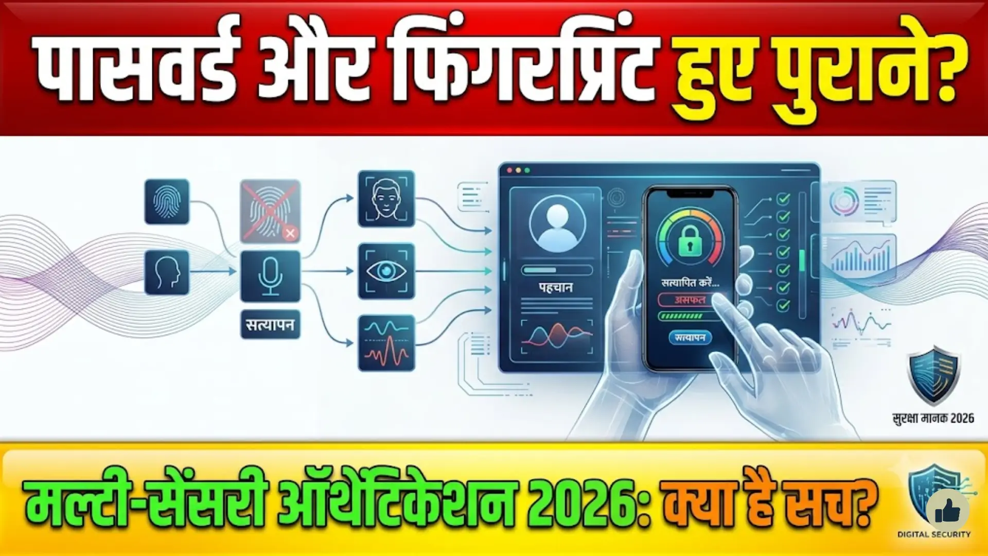 Multi-Sensory Authentication 2026: क्या पासवर्ड और फिंगरप्रिंट से आगे बढ़ चुकी है डिजिटल सुरक्षा?