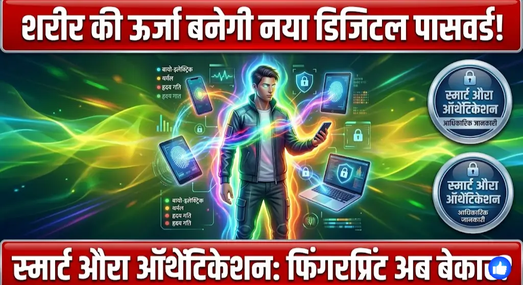 Smart Aura Authentication: क्या आपकी बॉडी एनर्जी बनेगी भविष्य का नया डिजिटल पासवर्ड?